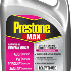 Nước làm mát Prestone màu hồng xe Audi, Porsche, Volkswagen